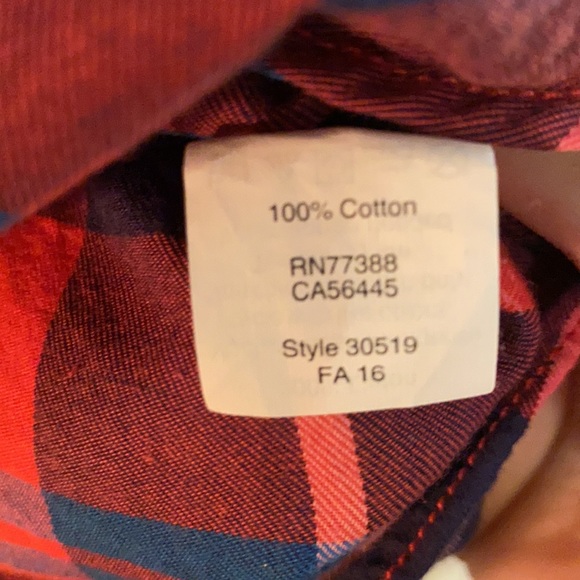 J Crew | perfect fit plaid button down - size XS - Picture 4 of 4